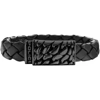 Police S14ahw02b Bracelet Marron Homme