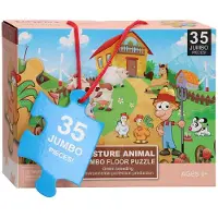 Lobbes Speelgoed Vloerpuzzel Boerderij, 35st.