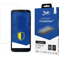 3MK Verre flexible (Motorola Moto G6 Plus), Téléphone portable : film de protection, Transparent