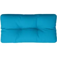 vidaXL Coussin de palette bleu clair 70x40x12 cm tissu