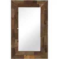 vidaXL Miroir Bois de récupération massif 50 x 80 cm