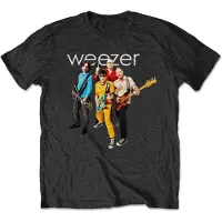 Weezer Hommes, T-shirt, Band Photo, Noir, (S)