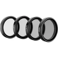 Telesin CPL+ND8/16/32 Kit de filtres pour objectif 4-pack Osmo Action 3/4