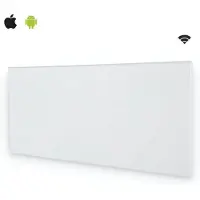 Adax Radiateur électrique compact avec connexion Wi-FI - Blanc - 1000 W - NEO COMPACT 10 KWT