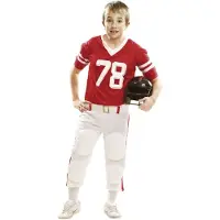 MOM Rugby Player Costume Beige 10-12 Years Enfants