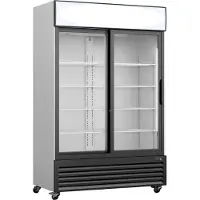 Saro Réfrigérateur , porte coulissante en verre + panneau publicitaire, GTK 700 SD
