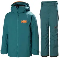 Helly Hansen Legendary, pantalons de ski, junior, vert foncé