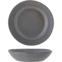 Bloomingville Assiettes creuses Sandrine grises lot de 6 pièces
