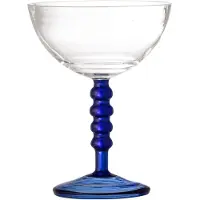 Bloomingville Verres à cocktail Noemi bleu lot de 6