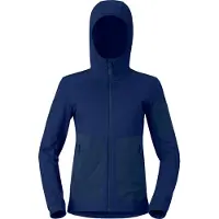 Norrøna - Polaire respirante de randonnée - Falketind Warm2 Stretch Hood W Indigo Night pour Femme - Taille XS - Navy
