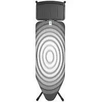 Brabantia C AVEC REPOSE-FER POUR GÉNÉRATEUR À VAPEUR - 124 X 45 CM - TITAN OVAL