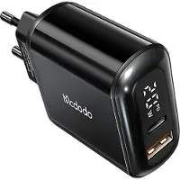 Mcdodo Chargeur Secteur , Universel, Charge Rapide Pd, 20W, 2Xusb, Usb-C, Lcd, Ch-7170