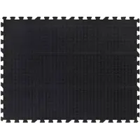vidaXL Dalle de sol en caoutchouc noir 12 mm 90x120 cm
