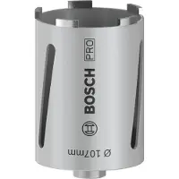 Bosch 2608587328 - Couronne de forage à sec diamantée G 1/2" 107 x 150 x 7 mm, 6 segments
