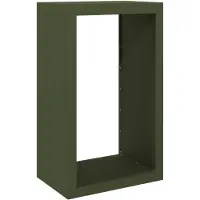 vidaXL Étagère à bois de chauffage Vert 60x40x100 cm Acier
