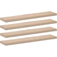 vidaXL Étagères flottantes 4 pcs 110x23,5x4 cm bois d'ingénierie
