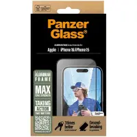 PanzerGlass PANZER SCREEN PROTECTOR ALUMINUM FRAME IPHONE '24 6.1" | 15