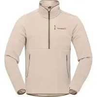 Norrøna - Polaire isolante et respirante - Femund Warm2 Zip Neck Pure Cashmere - Taille XL - Beige