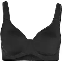 Sassa Bügel-BH doppelt vorgeformt 24804 Soutien-Gorge de Tous Les Jours, Noir (Schwarz 00500), 110E (Taille Fabricant:95E) Femme