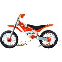Hape Off Road Balance Bike Orange Garçon