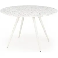 Halmar Table ARAMIS terrazzo / blanc