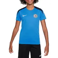 Nike Haut de foot en maille à manches courtes Nike Dri-FIT Chelsea FC Strike pour ado - Bleu | Taille S