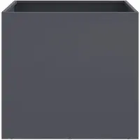 vidaXL Jardinières 2 pcs anthracite 49x47x46 cm acier