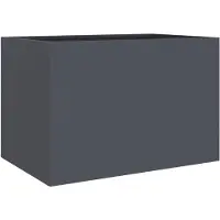 vidaXL Jardinière anthracite 62x47x46 cm acier