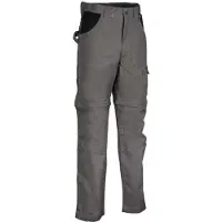 Cofra pantalon de travail professionnel 2 en 1 Helsinki, 100% coton anthracite 48