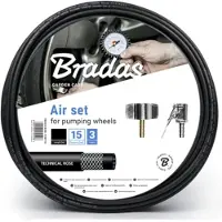 Bradas Kit de tuyaux de gonflage des pneus 16 m
