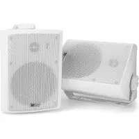 Power Dynamics WS50A Kit d'enceintes Wifi/BT (Actif, 1x 240 W), Haut-parleur PA, Blanc