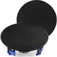 Power Dynamics Haut-parleurs de plafond NCBT5B Set de 2, 2x 20W, noir (Passif), Haut-parleur PA, Noir