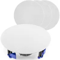 Power Dynamics speaker (4x) geluidsinstallatie - NCBT604 - 120W - 6.5 - Wit, Haut-parleur PA, Blanc