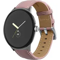 Cover-Discount Google Pixel Watch - Bracelet en cuir rose (Similicuir), Sangles de montre, Rose