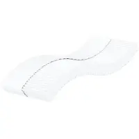 vidaXL Matelas mousse blanc 100x210 cm degré de fermeté H2 H3