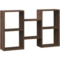vidaXL Étagère murale chêne marron 96x18x60 cm bois d'ingénierie