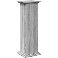 vidaXL Piédestal avec rangement sonoma gris bois d'ingénierie