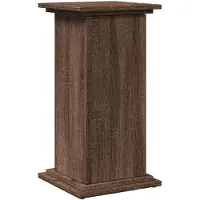 vidaXL Poteau avec espace de rangement imitation chêne 31x30x90 cm Bois composite