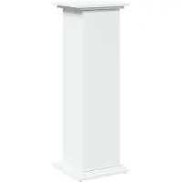 vidaXL Poteau avec espace de rangement Blanc 31x30x90 cm Bois composite