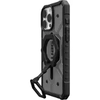 Uag Coque Pathfinder MagSafe avec support magnétique pour Apple iPhone 16 Pro Max - Ash Black