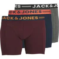 Jack & Jones Lichfield Trunk Plus Size Boxers 3 Units Rouge 6XL / Regular Homme