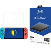 3MK hybrid glass Flexible 2.5D for Nintendo Switch Oled 8.3" Tablet (Switch OLED), Autres accessoires gaming, Transparent