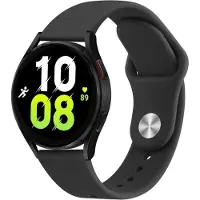 Screen Guard Professional Bracelet sport Samsung Galaxy Watch5 Silicone Strap (Silicone), Sangles de montre, Noir