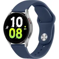 Screen Guard Professional Bracelet sport Samsung Galaxy Watch5 Silicone Strap (Silicone), Sangles de montre, Bleu