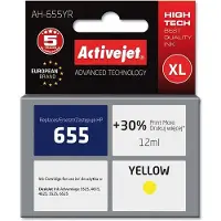 ActiveJet Encre AH-655YR (remplace HP 655 CZ112AE ; qualité supérieure ; 12 ml ; jaune)