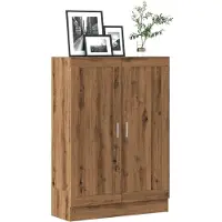vidaXL Bibliothèque chêne artisanal 82,5x30,5x115 cm bois d'ingénierie