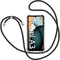 Screen Guard Professional Étui Xiaomi Redmi A3 Loopster Necklace, Bandoulière pour smartphone, Transparent