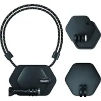 Telesin Magnetic Quick Mount Kit For Sports Cameras Argenté