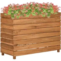 vidaXL Lit surélevé 100x40x72 cm teck vieux bois et acier
