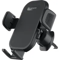 Proove - Longway Silicone Air Outlet Car Mount, Schwarz, Support pour smartphone, Noir
